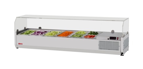Turbo Air CTST-1500G-13-N 59" Refrigerated Prep Rail