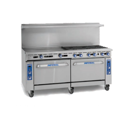 Imperial IR-6-G36-C-XB 72" 6 Burner Gas Restaurant Range