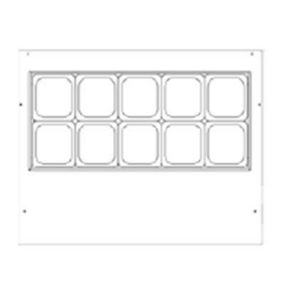 Beverage-Air SPE36HC-10C 36" 2 Doors 12 Pan Sandwich / Salad Prep Table