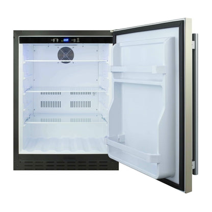 Summit AL55 23 1/2" Solid Door Undercounter Refrigerator