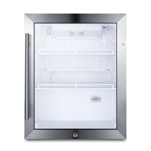 Summit SCR314LCSS 18 7/8" Refrigerated Merchandiser