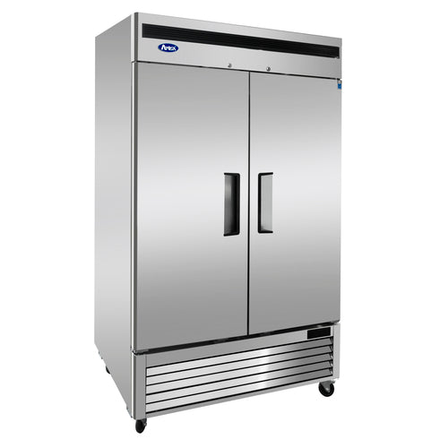 Atosa MBF8503GR 54 3/8" 2 Section Solid Door Reach-In Freezer