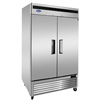 Atosa MBF8503GR 54 3/8" 2 Section Solid Door Reach-In Freezer