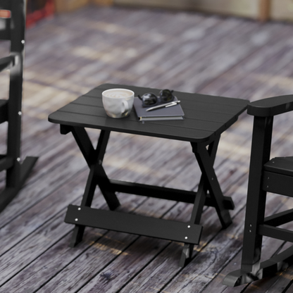 Flash Furniture LE-HMP-2012-1620H-BK-GG 35 1/4" Patio Table