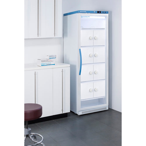 Summit ARG15PVLOCKER 23 3/8" Solid Door Undercounter Refrigerator