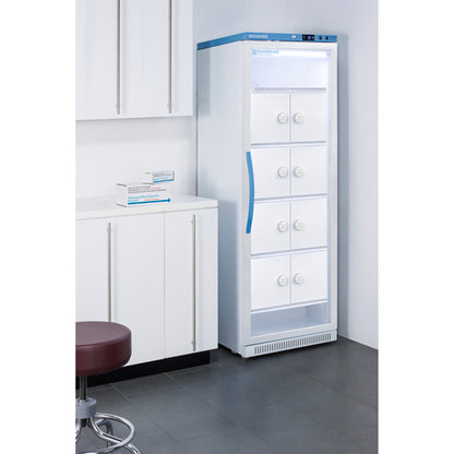 Summit ARG15PVLOCKER 23 3/8" Solid Door Undercounter Refrigerator
