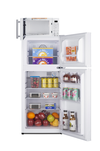 Summit MRF712WA 19 1/8" Refrigerator Microwave Combo
