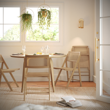 Flash Furniture SK-220905-NAT-GG 18" Patio Chair