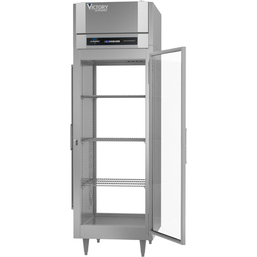 Victory FSA-1D-S1-PT-G-HC 26 1/2" Solid Door Pass-Thru Freezer