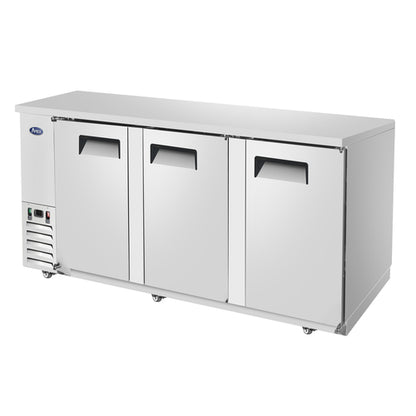 Atosa MBB90GR 89 1/4" Solid Door Back Bar Cooler