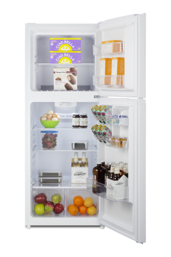 Summit FF1088W 23 1/4" Solid Door Reach-In Refrigerator Freezer