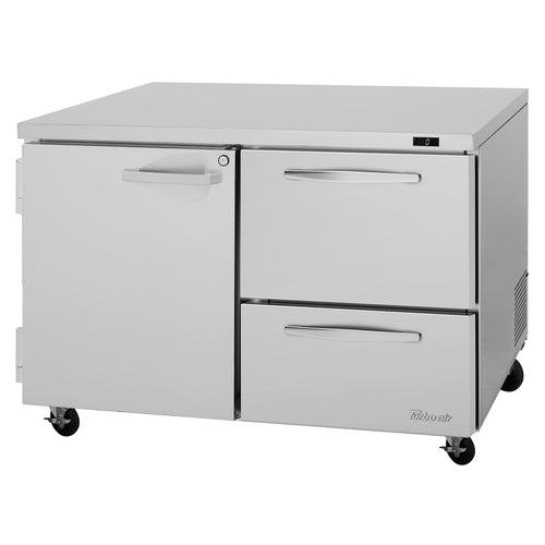 Turbo Air PUF-48-D2R(L)-N 48 1/4" Solid Door Undercounter Freezer