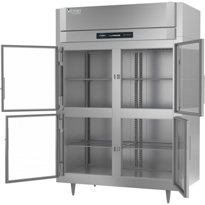 Victory FS-2D-S1-EW-HG-HC 58 3/8" Solid Door Reach-In Freezer