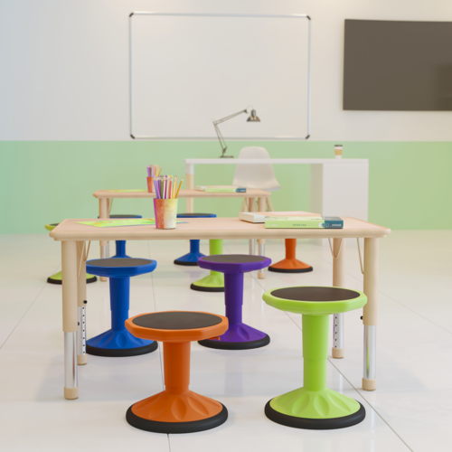 Flash Furniture YU-YCY-060-RECT-TBL-NAT-GG 23 5/8" Dining Table