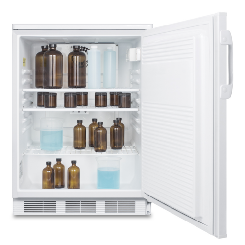 Summit FF7LWGPC 23 5/8" Solid Door Undercounter Refrigerator