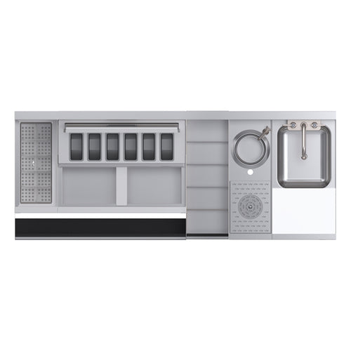 Krowne KR24-MX60-10 60" Underbar Ice Bin / Cocktail Station