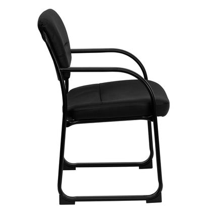 Flash Furniture BT-510-LEA-BK-GG 23" Dining Chair