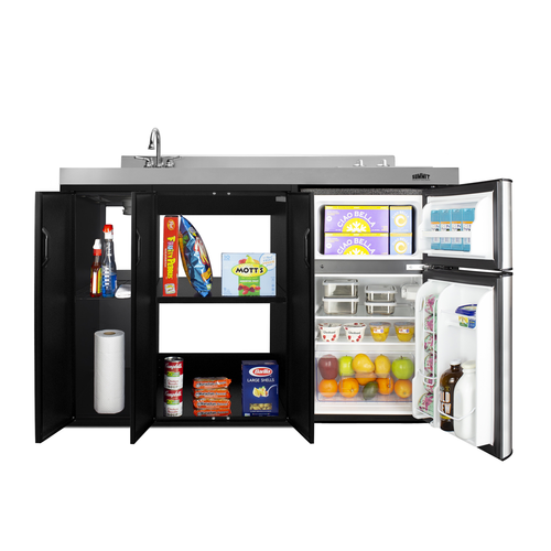 Summit CK54SINKL 54" Kitchenette