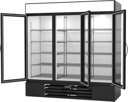 Beverage-Air MMR72HC-1-B 75" 3 Section Refrigerated Merchandiser