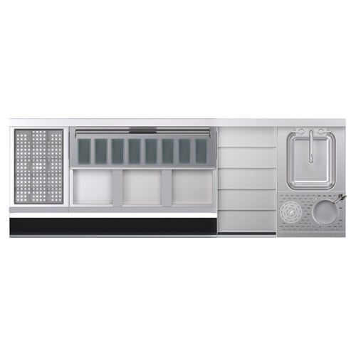 Krowne KR24-MX68A-10 68" Underbar Ice Bin / Cocktail Station