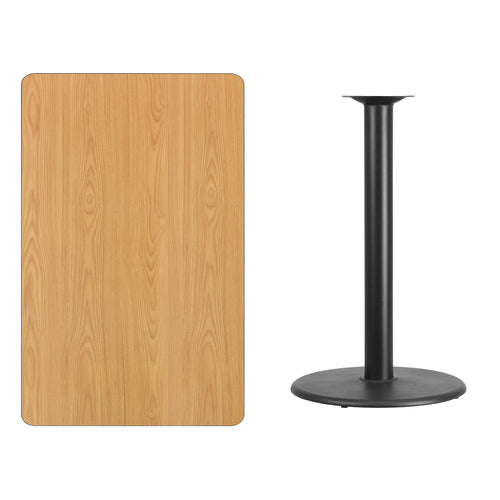 Flash Furniture XU-NATTB-3048-TR24B-GG Dining Table