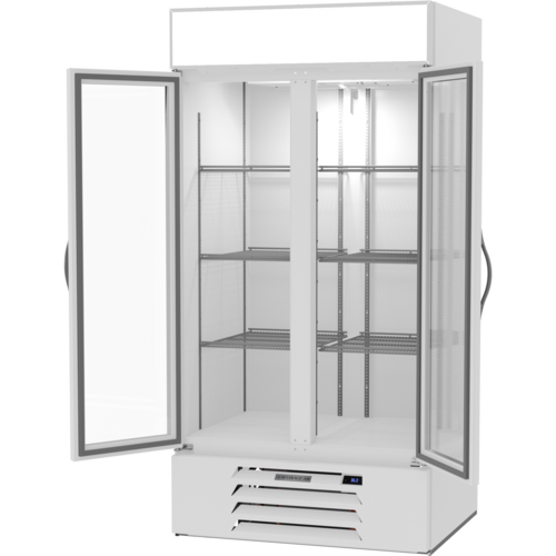Beverage-Air MMR35HC-1-W 39 1/2" 2 Section Refrigerated Merchandiser