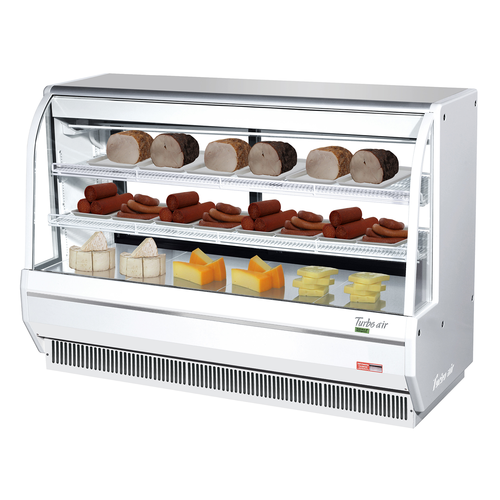 Turbo Air TCDD-72H-W(B)-N 72 1/2" Refrigerated Deli Case