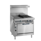 Imperial IHR-GT24-2 36" 2 Burner Gas Heavy Duty Range