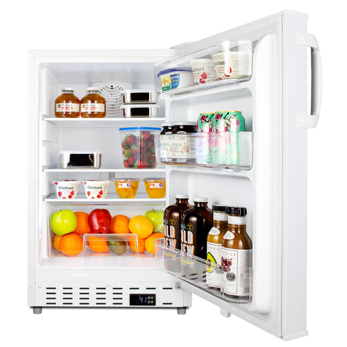 Summit ALR46W 19 3/4" Solid Door Undercounter Refrigerator