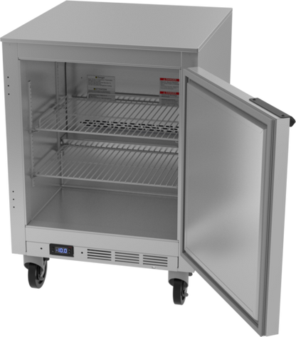 Beverage-Air UCF24HC 24" Solid Door Undercounter Freezer
