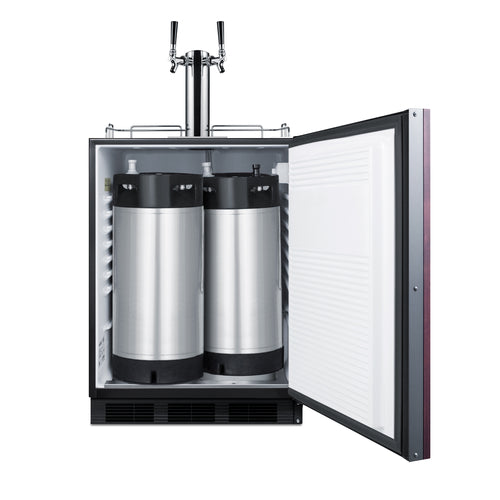 Summit SBC58BLBIADAIFCFTWIN 23 5/8" Cold Brew / Nitro Dispenser