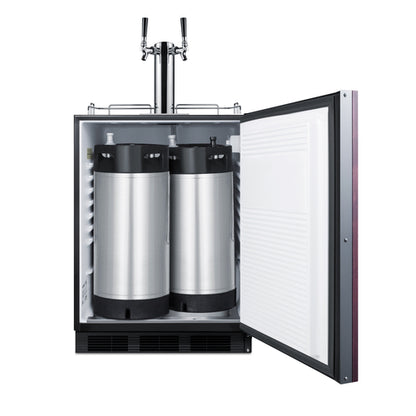 Summit SBC58BLBIADAIFCFTWIN 23 5/8" Cold Brew / Nitro Dispenser