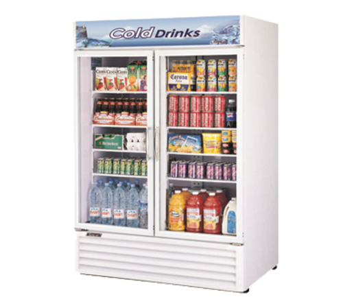 Turbo Air TGM-50RS(B)-N 55 7/8" 2 Section Refrigerated Merchandiser