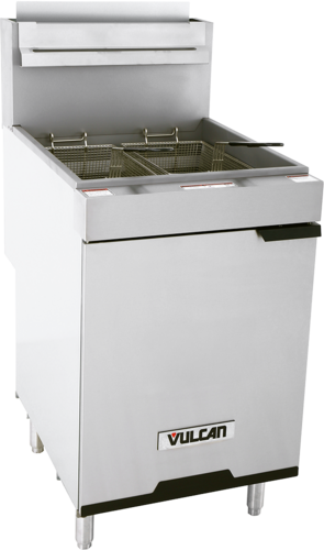 Vulcan LG500 21" 65 lb Gas Floor Fryer