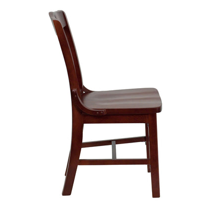 Flash Furniture XU-DG-W0006-MAH-GG 18 1/2" Dining Chair