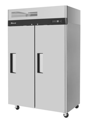 Turbo Air M3F47-2-N-AL(-AR) 51 3/4" 2 Section Solid Door Reach-In Freezer