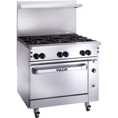 Vulcan 36C-6BP 36" 6 Burner Gas Restaurant Range