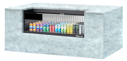 Turbo Air TOM-48UC-W(B)-N 48 1/4" Refrigerated Display Case