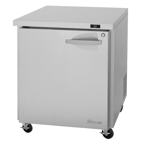 Turbo Air PUR-28-N(-L) 27 1/2" Solid Door Undercounter Refrigerator