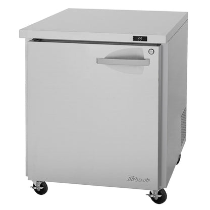 Turbo Air PUR-28-N(-L) 27 1/2" Solid Door Undercounter Refrigerator