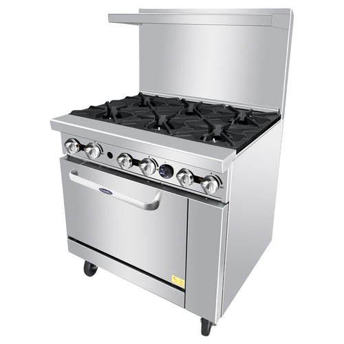 Atosa AGR-6B-LP 36" 6 Burner Gas Restaurant Range