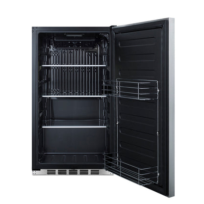 Summit FF195H34 19" Solid Door Undercounter Refrigerator
