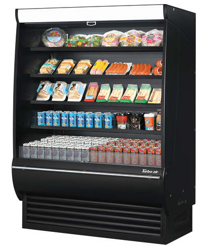 Turbo Air TOM-60DXB-SP(-A)-N 60" Open Air Merchandiser