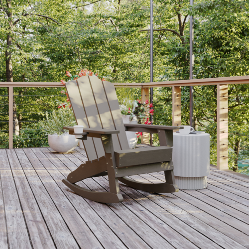 Flash Furniture LE-HMP-1044-31-BR-GG 29 1/4" Patio Lounge Seating