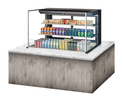 Turbo Air TOM-48L-UFD-W(B)-3SI-N 47 7/8" Refrigerated Display Case