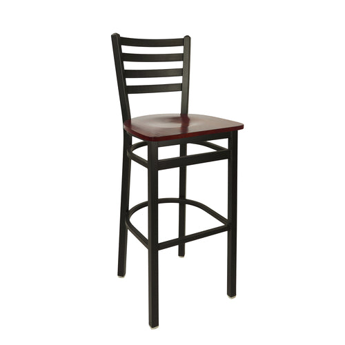 BFM Seating 2160B-SB W 17 1/2" Barstool