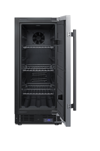 Summit SCFF1533BSS 14 3/4" Solid Door Undercounter Freezer
