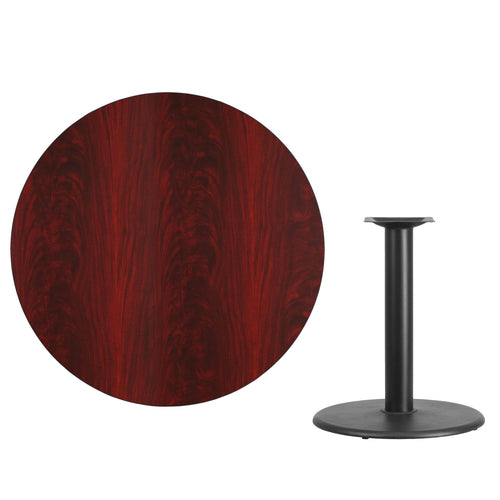 Flash Furniture XU-RD-42-MAHTB-TR24-GG Dining Table