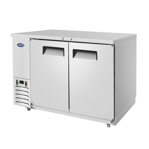 Atosa MBB59GR 57 3/4" Solid Door Back Bar Cooler