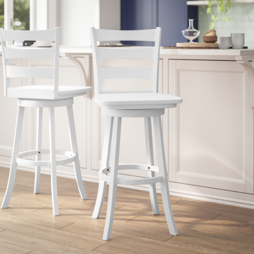 Flash Furniture ES-UN-31WS-29-WH-GG 18 1/4" Barstool